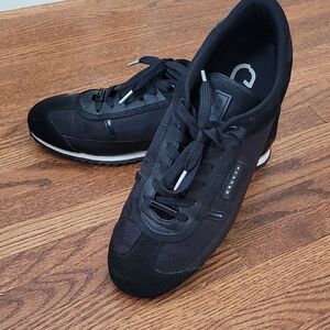 Cruyff Men's Black Suede & Textile Runner Sneakers